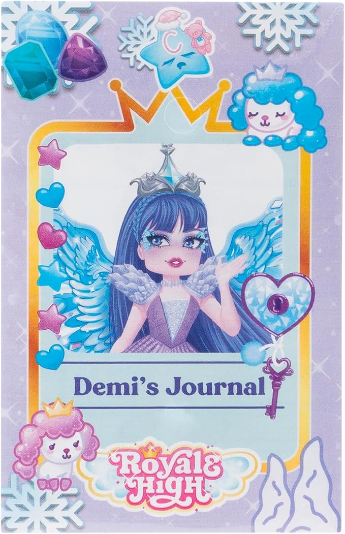 Royale High 9” Fashion Doll - Demi The Ice Fairy, Wave 2, Series 2 - Fairy Journal, Comb, and Virtual Item Code Included - Amazon Exclusive - Ages 5+
