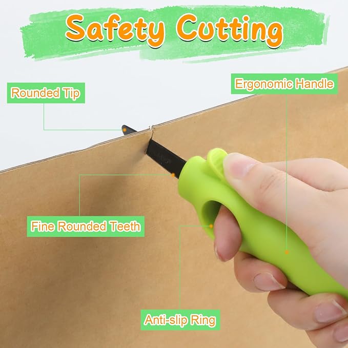 Cardboard Cutting Tools for Kids, 273 PCS Cardboard Construction Kit, Safe Kids Tool Set for Todder, Creative Toy for DIY Projects, STEM Educational Toys Birthday Gift for Boys and Girls Aged 4 5 6