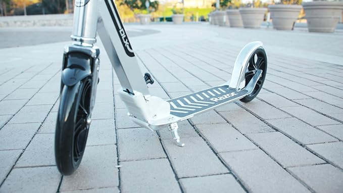 Razor A5 DLX Kick Scooter for Kids Ages 8+ - 8" Urethane Wheels, Foldable, Anti-Rattle Handlebars, for Riders up to 220 lbs