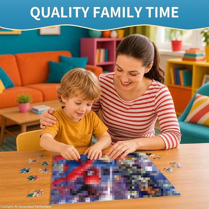 60 Pieces Puzzles for Kids Ages 3-8, Jigsaw Puzzles in Metal Box, Children Jigsaw Puzzles Kids Puzzles, Educational Learning Puzzle Toys for Girls and Boys