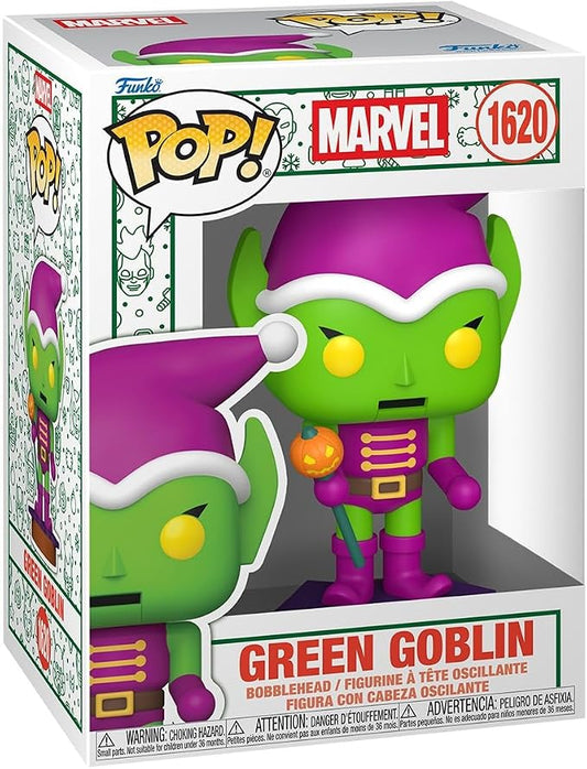 Funko Pop! Marvel: Holiday - Green Goblin - (Nutcracker) - Marvel Comics - Collectable Vinyl Figure - Gift Idea - Official Merchandise - Toys for Kids & Adults - Superheroe Fans