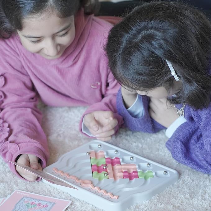 nunukids Marble Circuit Puzzle - Exciting Maze Game Toy for Kids, Fun Brain Teasers for Kids 6 Years and Above