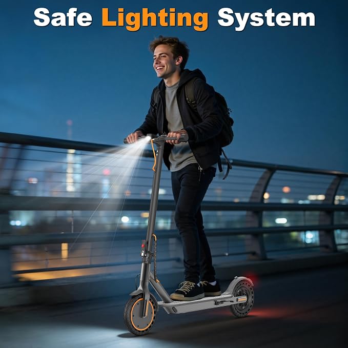 VOLPAM Electric Scooter, 350W/500W/800W/1000W/250W Powerful Motor & 19/22/ 9 MPH Top Speed, 16-28-10 Miles Long Range, Folding E Scooter Choice