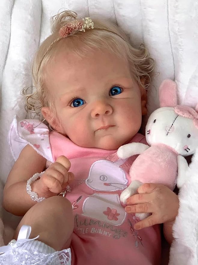 Zero Pam Reborn Baby Dolls Full Body, Realistic Baby Doll 18 Inch Real Babys Doll that Look Real Life Reborn Dolls with Accessories