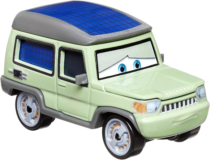 Disney / Pixar CARS 1:55 Scale Die Cast Miles Axlerod with Open Hood - Chase [Palace Chaos 4/9]