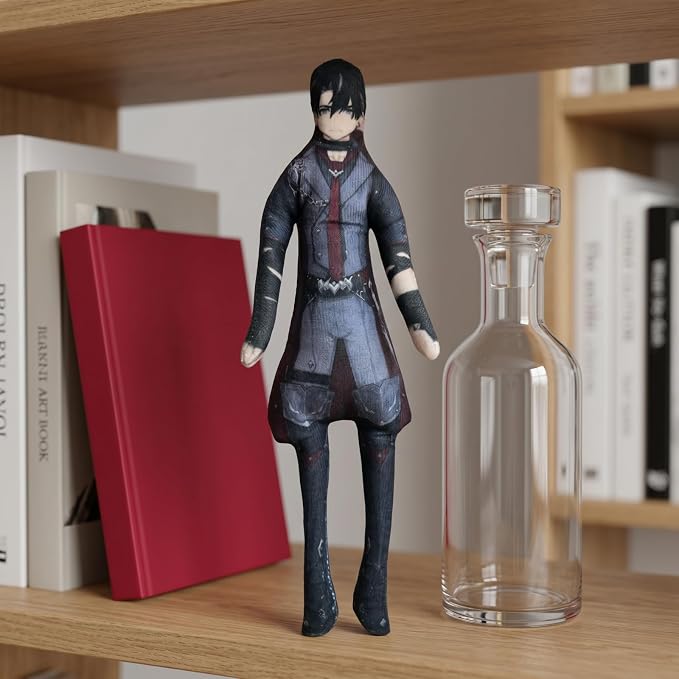 Wriothesley Anime Figure Keychain for Adult Fans, Genshin Impact Collectible Bag Hanging Keyring
