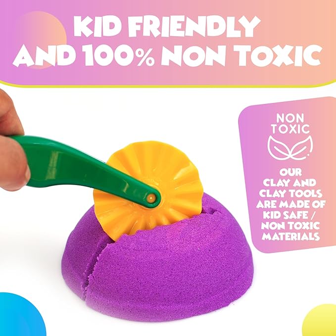 DIMROM Clay and Play Dough Tools Nine Piece Set - Ages 3 & Up (9pcs)