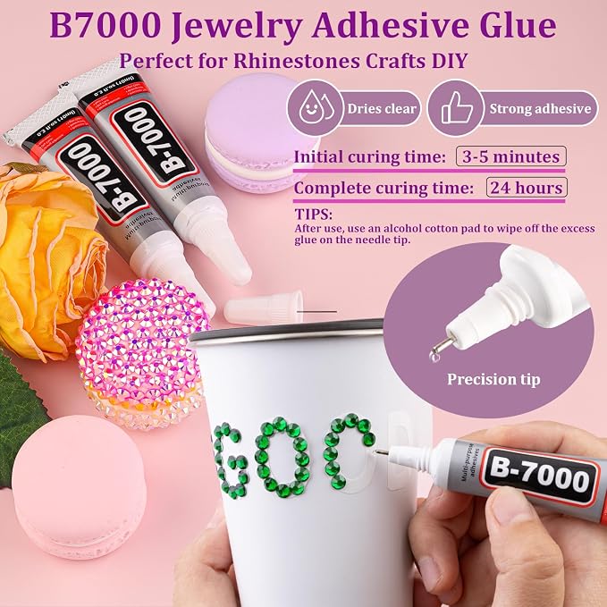 25000Pcs Resin Rhinestones for Crafting, Emerald Green 2-6mm Mixed Sizes Non Hotfix Flatback Gems with 1Pcs Glue, Bedazzling Crystal for DIY Craft Clothing Mugs Tumblers Shoes Fabric Decor Nail Art