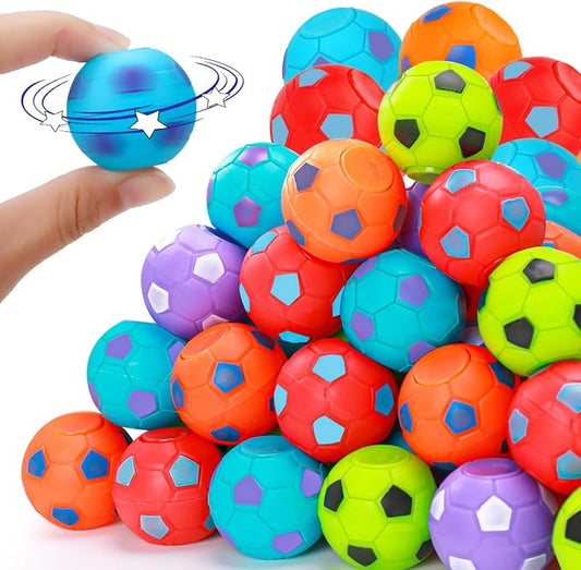 80PCS Fidget Spinner Soccer Balls Sports World Cup Party Favors Bulk for Kids 4-8 8-12 Goodie Treat Bag Stuffers Classroom Treasure Toys Carnival Prizes Pinata Filler Birthday Trinket Return Gifts