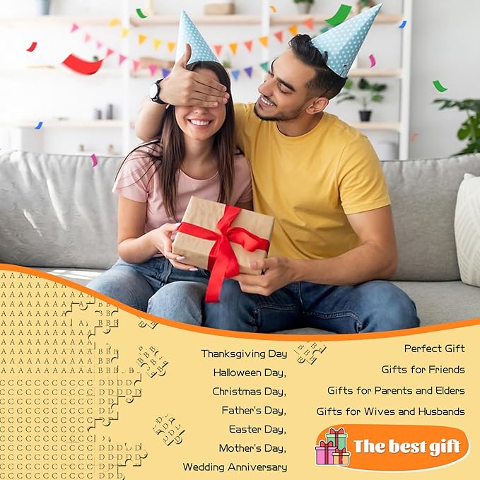 Puzzles for Adults 1000 Pieces, Jigsaw Puzzle, Dog Photo Booth, Fun Challenging Game, Interlock Perfectly No Dust, Gifts for Father's Mother’s Day