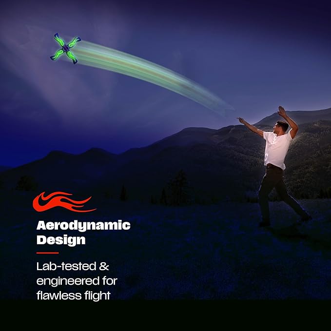 Halo Sport Boomerang for Kids & Adults - 8 9 10 11 12 Year Old Boy Gifts - Sports and Outdoor Toys for Kids 8-12 - Boys Birthday Gifts Ages 8-10 - Outside Fun Toy - Glow-in-the-Dark