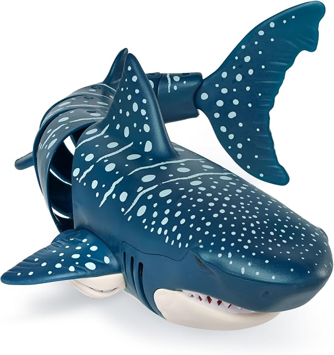 Terra by Battat - Remote Control Shark – Realistic Moving RC Whale Shark Toy for Water Play & Swimming Pools – Fun RC Pool Ocean Lake Toys for Kids – Battery-Operated Floating Toy - 3 Years +