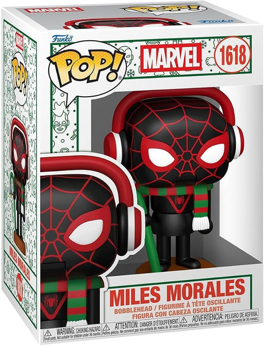 Funko Pop! Marvel: Holiday - Miles Morales - (Nutcracker) - Marvel Comics - Collectable Vinyl Figure - Gift Idea - Official Merchandise - Toys for Kids & Adults - Superheroe Fans
