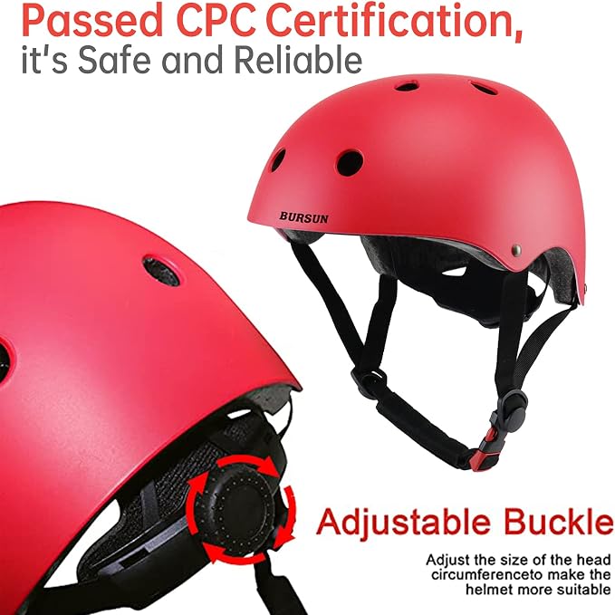 Kids Bike Helmet Adjustable Toddler Bike Helmets for Kids 2-5-8/8-14 Years with Knee Elbow Wrist Pads for GirlsBoys Youth Skateboard Bicycle Helmet for Scooter Roller Skating Balance Bike