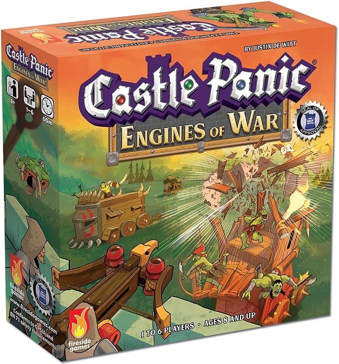 Engines of War ⎸Castle Panic Expansion ⎸Board Game for Adults and Family ⎸Cooperative Board Game ⎸Ages 8+ ⎸for 1 to 6 Players