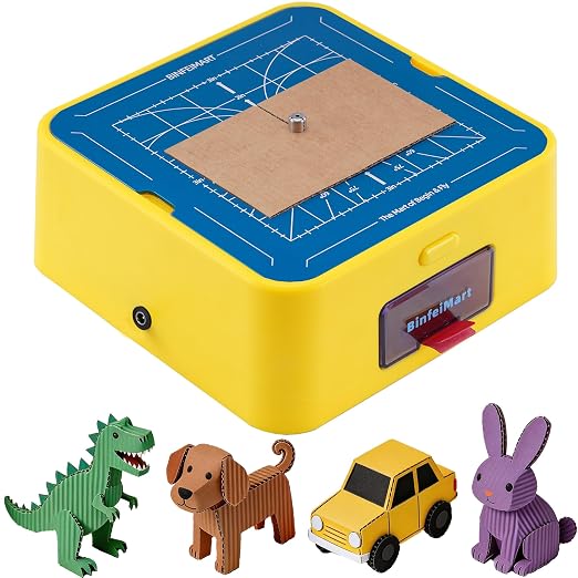 | Cardboard Construction Tool Kit for Kids | DIY STEM Building Set with Safe Cutter & Connectors | Educational Art Craft Project Kit for Homeschool & Classroom