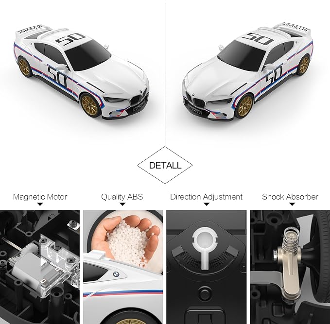 RASTAR BMW RC Car 1:24 BMW 3.0 CSL Remote Control Car BMW Toy Model Car for Boys Kids Adults