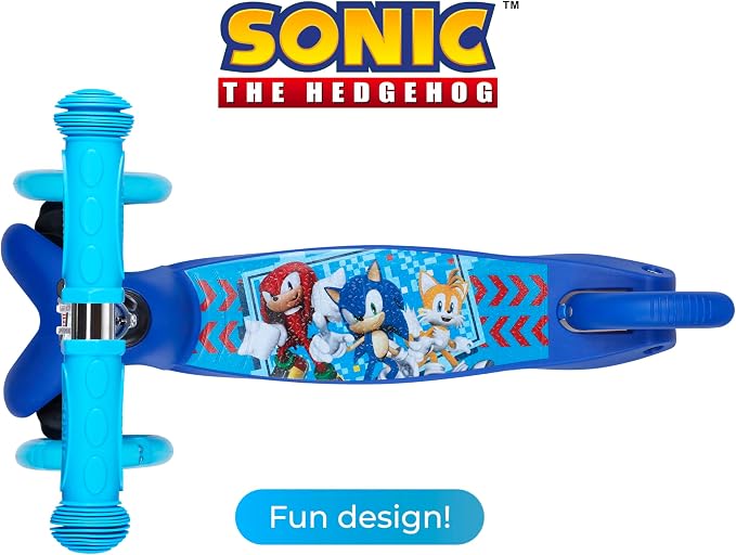 Kick Scooter for Kids, 3 Wheel Self Balancing, Light Up LED Wheels