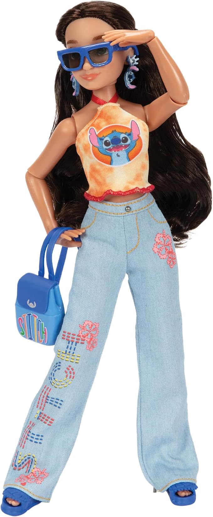 Disney ILY 4ever Fashion Dolls Inspired by Stitch 11.5" Tall with 13 Points of Articulation, Multi-Outfit Closet Set and a Glittery Mickey Ring for You! [Amazon Exclusive]