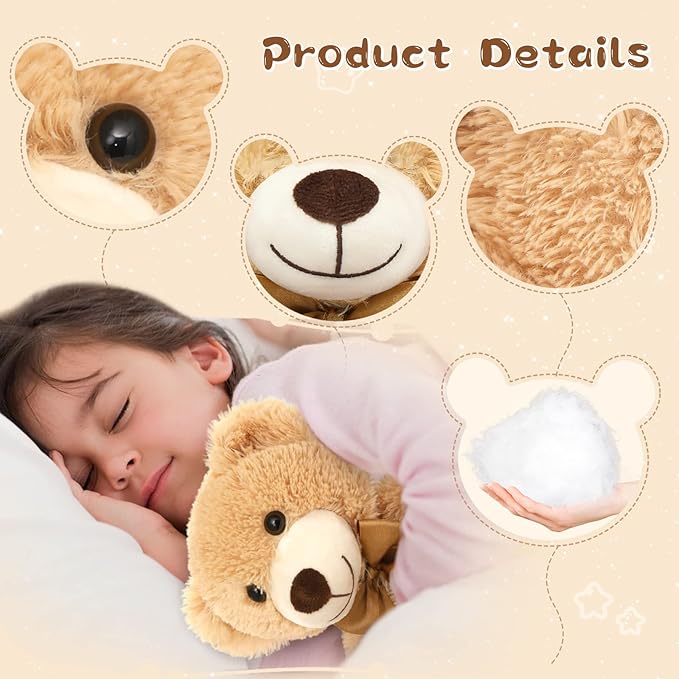 MaoGoLan 15 Pack Teddy Bears in Bulk, 14inch Small Stuffed Animals Teddy Bears for Baby Shower Wholesale Plushies for Mother's Day Birthday Wedding Party Favors - 3 Colors