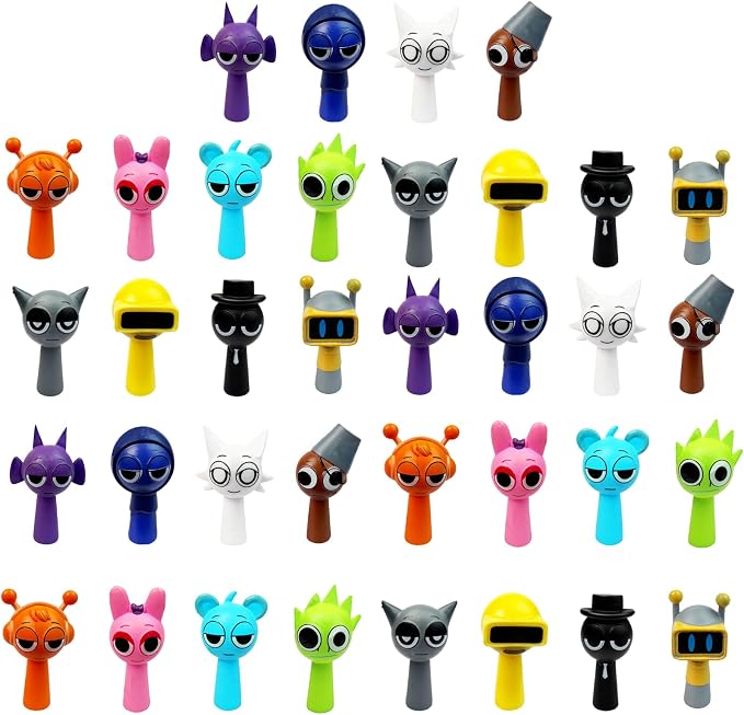 Action Figures Mystery Box,Mystery Box,Office Room Figurine Decor for Adults (Multicolor-36PCS)
