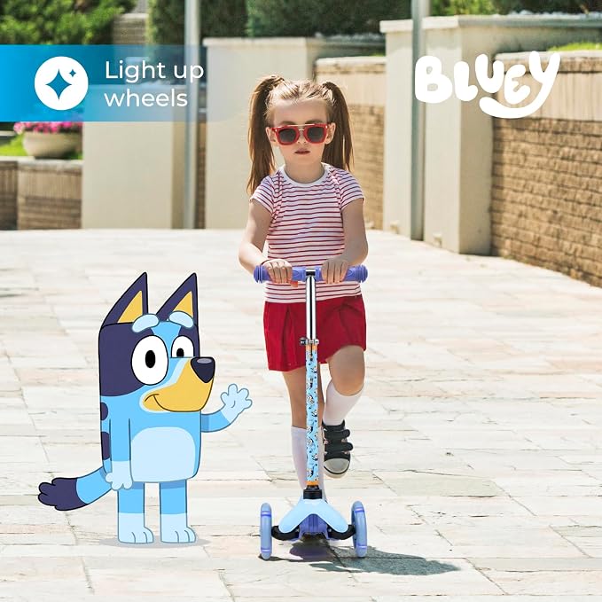 Kick Scooter for Kids, 3 Wheel Self Balancing, Light Up LED Wheels