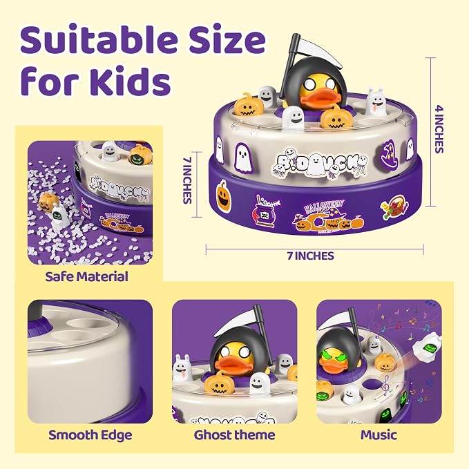 BLF FUN B.Duck Games for Kids 4-6, Bounce and Catch Duck Toys for Toddlers 3-5, Kids Family Board Game, Christmas Birthday Easter Gifts for Boys and Girls 5-7
