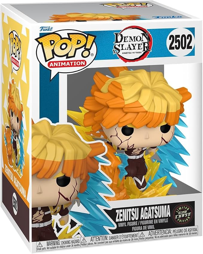 Funko Pop! Premium: Demon Slayer Infinity Castle - Zenitsu - 1/6 Odds for Rare Chase Variant - Collectable Vinyl Figure - Gift Idea - Official Merchandise - Toys for Kids & Adults - Anime Fans