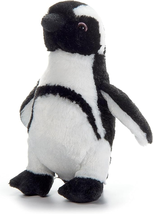 The Petting Zoo African Blackfoot Penguin Stuffed Animal Plushie, Gifts for Kids, Scoopz Zoo Animals, Penguin Plush Toy 8 Inches