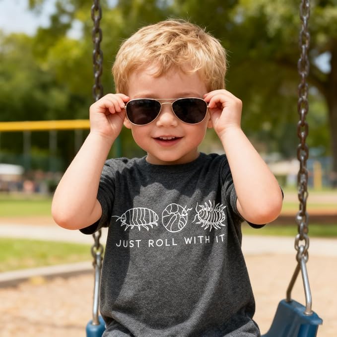 Todder Boys Shirt Kids Trains Bug Retro Nature Cool Tees Tops 2-7 Years