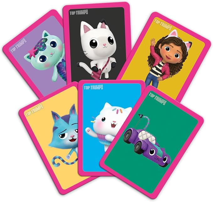 Top Trumps Match Game Gabby's Dollhouse – Family Board Games for Kids and Adults – Matching Game and Memory Game – Fun Two Player Kids Games – Memories and Learning, Board Games for Kids 4 and up