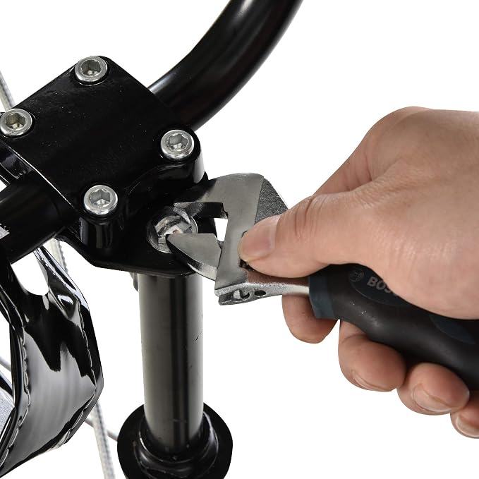 Aosom Kick Scooter with Dual Caliper Brakes, Big Wheels Kick Scooter for Ages 5+, 12-Inch Inflatable Front Wheel, Max Load 220lbs