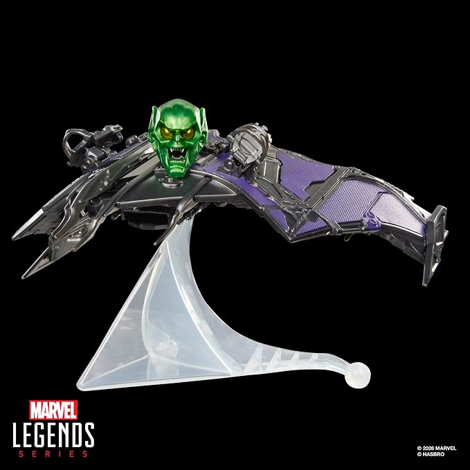 Marvel Legends Series Green Goblin, Spider-Man: No Way Home Deluxe 6 Inch Action Figure Set with Original Goblin Armor and Glider