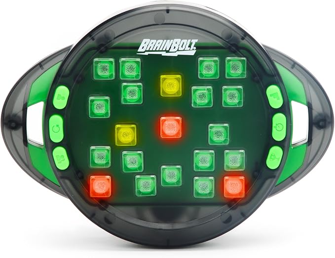 Educational Insights BrainBolt - Portable Handheld Electronic Memory Game, Car Travel Kids Games for Boys and Girls, Electronic Brain Game, Mind Fidget Gamer Gift for Kids and Teens, Ages 7 and Up