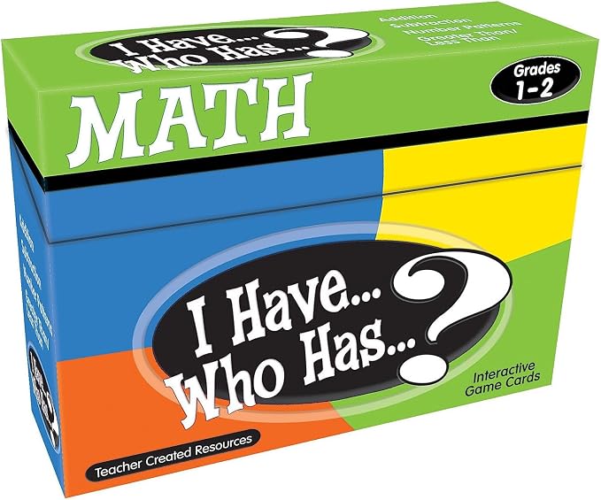 Teacher Created Resources I Have... Who Has...? Math Games Grade 1-2 (7817)