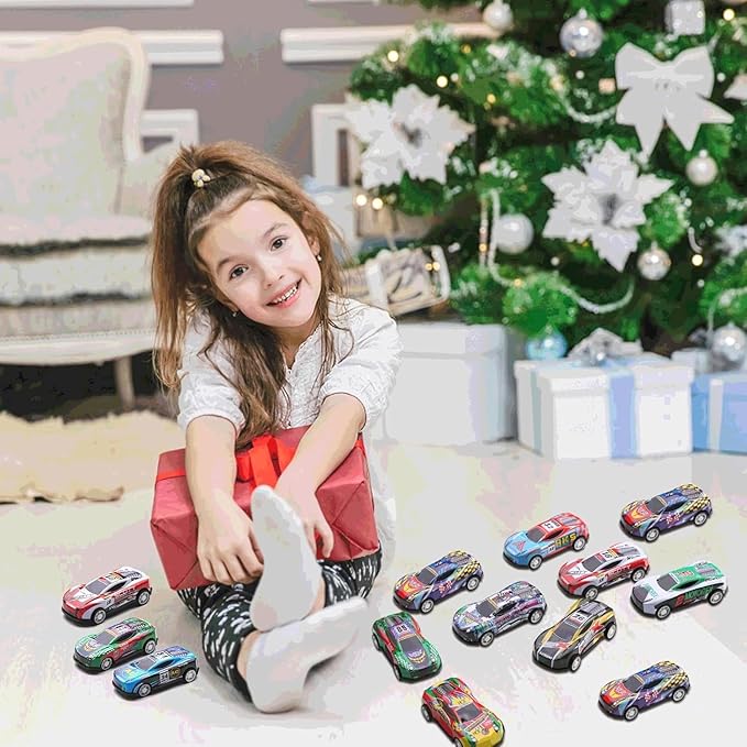 200 Pack Pull Back Cars for Kids, Mini Vehicles Toy Bulk Party Favor Race Cars Toys, Goodie Bag Stuffers, Pinata Fillers for Boys Girls Toddlers (200)