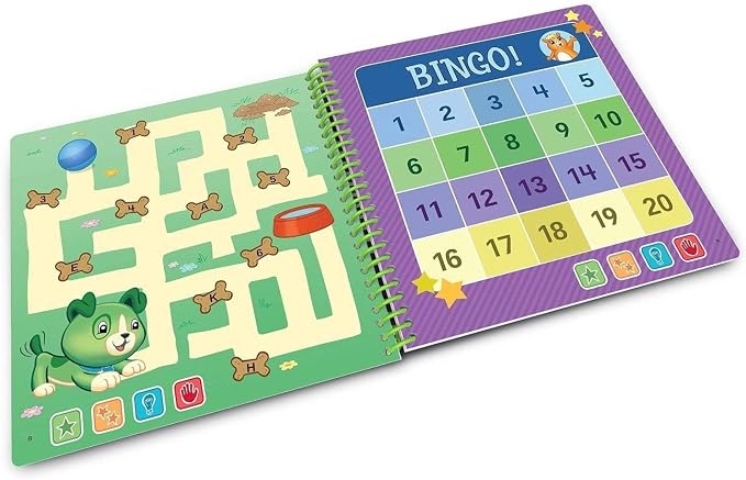 LeapFrog LeapStart Preschool Activity Book: Scout & Friends Math and Problem Solving