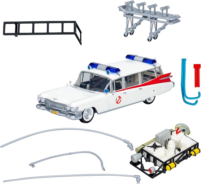 Ghostbusters Plasma Series Ecto-1 (1984), 1:18 Scale Toy Car, Toys for Ages 14+ (Amazon Exclusive)
