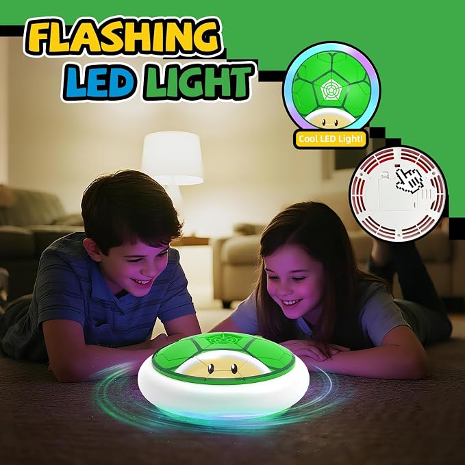 Boy Toys Hover Soccer Ball for Kids 2 LED Soccer Ball Toys Indoor Games Gifts for Boy Age 6-8, 8-12, Floating Football Birthday Gifts for 4 5 6 7 8 9 10 11 12 Year Old Kids Sport Toy