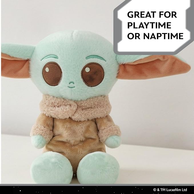 Kids Preferred Cuddle Pal – Star Wars: THE Mandalorian Grogu Baby Yoda Plush 11 Inch – Stuffed Animal for Babies & Newborn – Baby’s First Plush Blankie