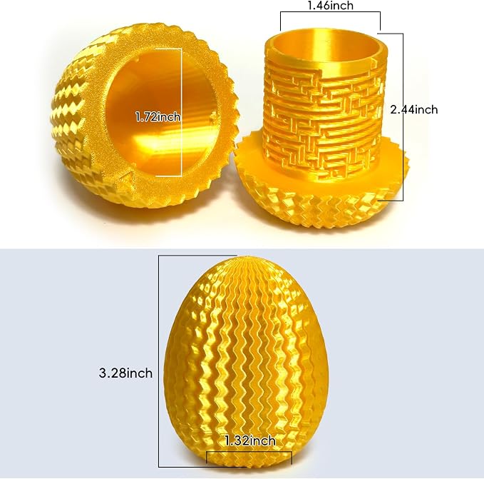 2026 Mystery Egg Maze Puzzle Box: 4 Unique Mazes Money Holder with Hidden Compartment, Brain Teaser Game for Cash & Gifts, Reusable Surprise Container for Easter Birthday Christmas Party