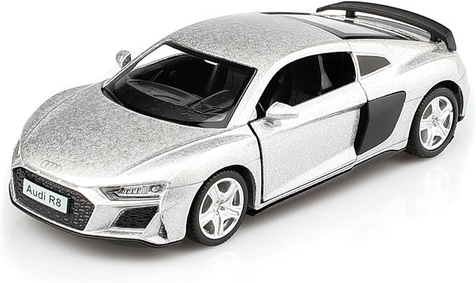 TOKAXI 1/36 Scale Audi R8 Diecast Model Cars,Pull Back Vehicles Toy Cars,Cars Gifts for Boys Girls