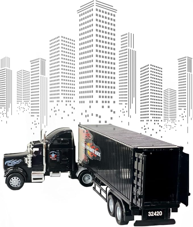 Big Daddy Heavy Duty Tractor Trailer Cargo Transporter with Cargo Hold