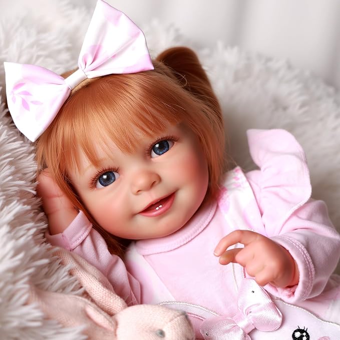 BABESIDE Lifelike Reborn Baby Dolls- Doreen, 17 Inch Cute Realistic-Newborn Baby Doll Poseable Real Life Baby Dolls Girls with Gift Box for 3+ Year Old