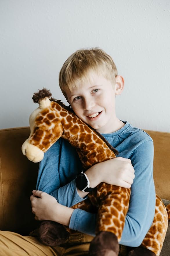 The Petting Zoo Giraffe Stuffed Animal, Gifts for Kids, Wild Onez Zoo Animals, Jumbo Giraffe Plush Toy 24 inches