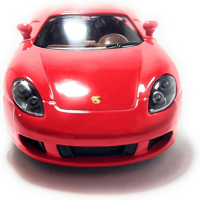 KiNSMART - Porsche Carrera GT Red 5" 1:36 Scale Die Cast Metal Model Toy Super Sports Car