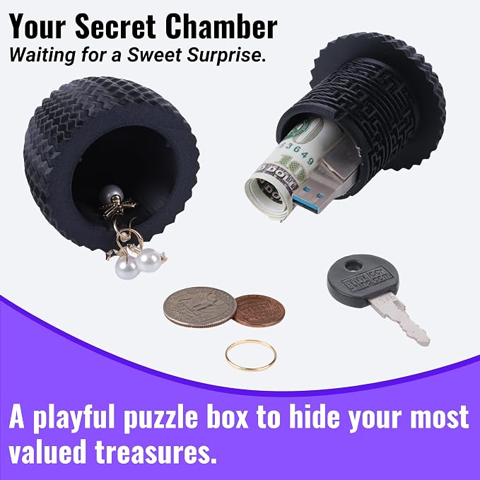 Maze Egg Money Puzzle Gift Box: Available in 4 Unique Internal Designs - Secret Cash Holder & Surprise Gift Container for Easter, Birthday, Wedding - Fun Brain Teaser Toy for Kids & Adults