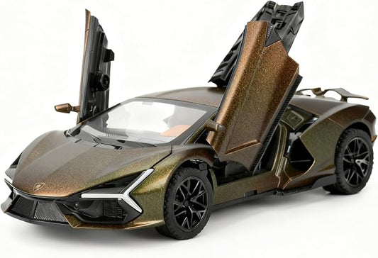 BDTCTK 1/32 Comapatible for Lamborghini ‌Aventador LP700-4 Model Car, Zinc Alloy Diecast Pull Back Toy Cars with Sounds and Lights Vehicles for Kids Boy Girl Gift (Green)