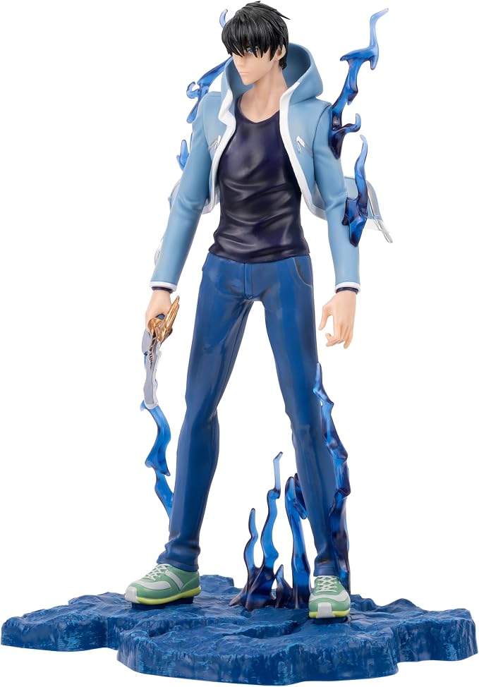 Total Anime Jinwoo - 9-Inch Collector Statue with Environmental Base and Premium