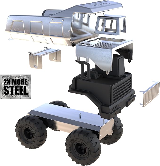Tonka Retro Collector's Edition - Made with 2X More Steel, Kids Construction Toy, Metal Truck, Toy Truck for Boys and Girls, Kids, Toddlers, Ages 3+, Mighty Dump Truck - Amazon Exclusive